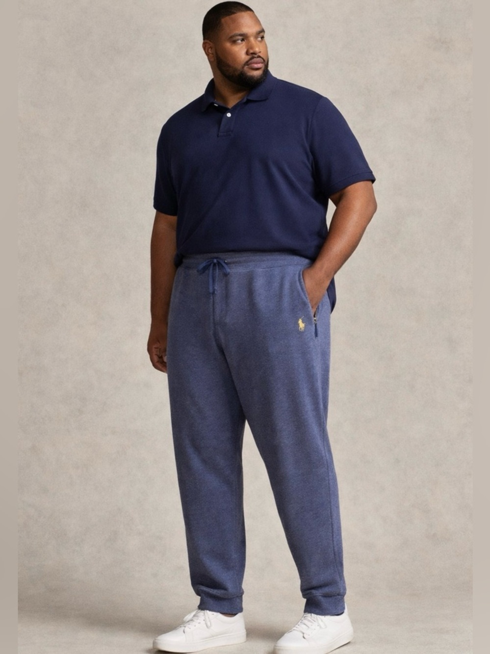 Polo Ralph Lauren Big & Tall Tech Fleece Sweatpants Pony Logo Zip Pocket~ 3XB💛
